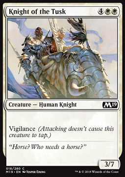 Knight of the Tusk⁣ - Core 2019⁣ (Common)⁣ [18]