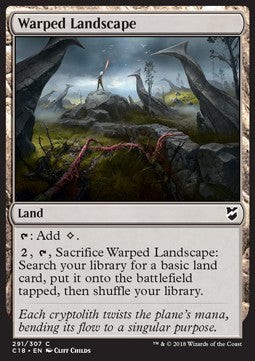 Warped Landscape⁣ - Commander 2018⁣ (Common)⁣ [291]