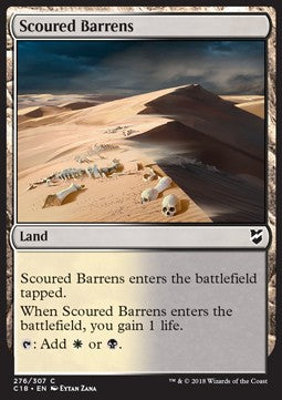 Scoured Barrens⁣ - Commander 2018⁣ (Common)⁣ [276]