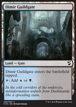 Dimir Guildgate⁣ - Commander 2018⁣ (Common)⁣ [243]