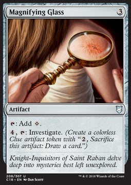 Magnifying Glass⁣ - Commander 2018⁣ (Uncommon)⁣ [208]