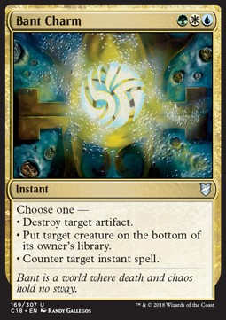 Bant Charm⁣ - Commander 2018⁣ (Uncommon)⁣ [169]