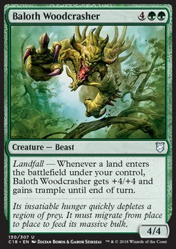 Baloth Woodcrasher⁣ - Commander 2018⁣ (Uncommon)⁣ [130]
