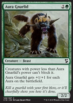 Aura Gnarlid⁣ - Commander 2018⁣ (Common)⁣ [128]
