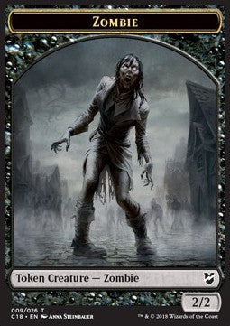 Zombie Token (B 2/2) // Angel Token (W 4/4)⁣ - Commander 2018⁣ (Token)⁣ [T 09/03]