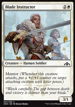 Blade Instructor⁣ - Guilds of Ravnica⁣ (Common)⁣ [1]
