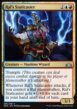 Ral's Staticaster⁣ - Guilds of Ravnica: Extras⁣ (Uncommon)⁣ [268]