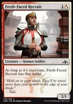 Fresh-Faced Recruit⁣ - Guilds of Ravnica⁣ (Common)⁣ [216]