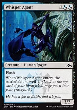 Whisper Agent⁣ - Guilds of Ravnica⁣ (Common)⁣ [220]