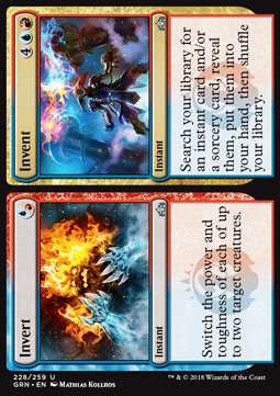 Invert // Invent⁣ - Guilds of Ravnica⁣ (Uncommon)⁣ [228]