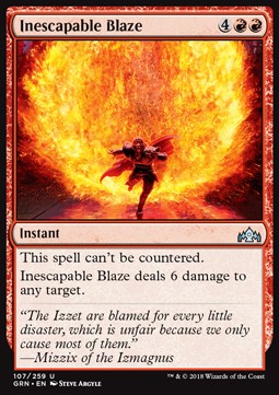 Inescapable Blaze⁣ - Guilds of Ravnica⁣ (Uncommon)⁣ [107]