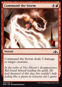 Command the Storm⁣ - Guilds of Ravnica⁣ (Common)⁣ [94]