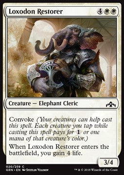 Loxodon Restorer⁣ - Guilds of Ravnica⁣ (Common)⁣ [20]