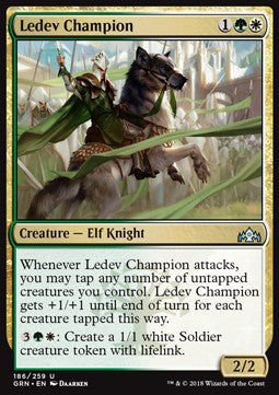 Ledev Champion⁣ - Guilds of Ravnica⁣ (Uncommon)⁣ [186]