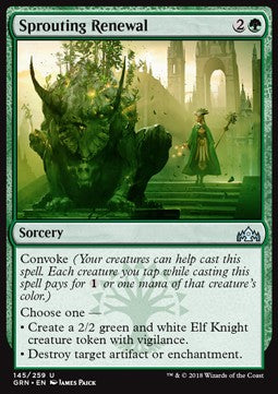Sprouting Renewal⁣ - Guilds of Ravnica⁣ (Uncommon)⁣ [145]