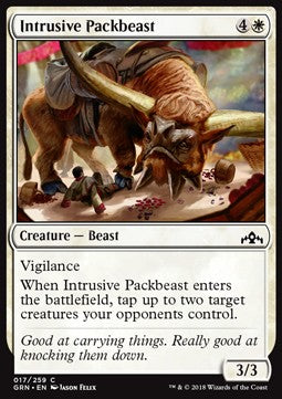 Intrusive Packbeast⁣ - Guilds of Ravnica⁣ (Common)⁣ [17]