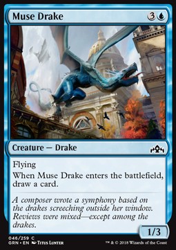 Muse Drake⁣ - Guilds of Ravnica⁣ (Common)⁣ [46]