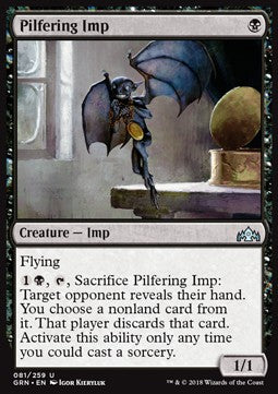 Pilfering Imp⁣ - Guilds of Ravnica⁣ (Uncommon)⁣ [81]