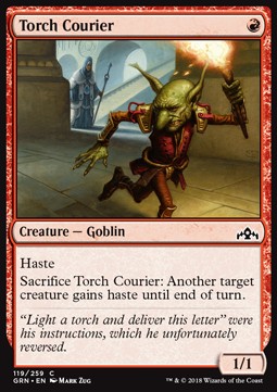 Torch Courier⁣ - Guilds of Ravnica⁣ (Common)⁣ [119]