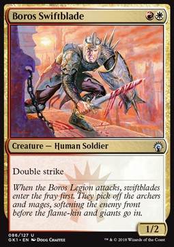 Boros Swiftblade⁣ - Guilds of Ravnica: Guild Kits⁣ (Uncommon)⁣ [86]