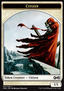 Citizen Token (White 1/1) - Ultimate Masters (Token) [UMA-T01]