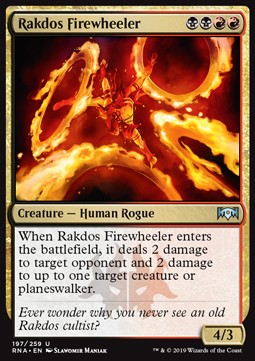 Rakdos Firewheeler⁣ - Ravnica Allegiance⁣ (Uncommon)⁣ [197]