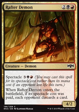 Rafter Demon⁣ - Ravnica Allegiance⁣ (Common)⁣ [196]