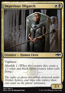 Imperious Oligarch⁣ - Ravnica Allegiance⁣ (Common)⁣ [184]