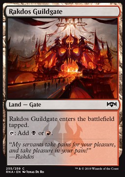 Rakdos Guildgate (V.1)⁣ - Ravnica Allegiance⁣ (Common)⁣ [255]