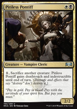 Pitiless Pontiff⁣ - Ravnica Allegiance⁣ (Uncommon)⁣ [194]