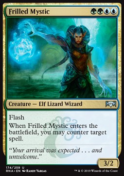 Frilled Mystic⁣ - Ravnica Allegiance⁣ (Uncommon)⁣ [174]
