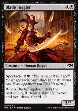 Blade Juggler⁣ - Ravnica Allegiance⁣ (Common)⁣ [63]