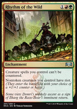 Rhythm of the Wild⁣ - Ravnica Allegiance⁣ (Uncommon)⁣ [201]