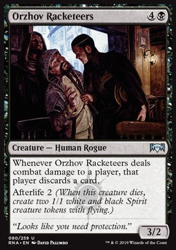 Orzhov Racketeers⁣ - Ravnica Allegiance⁣ (Uncommon)⁣ [80]
