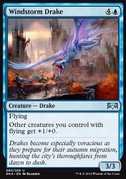 Windstorm Drake⁣ - Ravnica Allegiance⁣ (Uncommon)⁣ [60]
