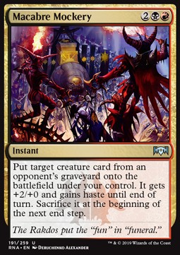 Macabre Mockery⁣ - Ravnica Allegiance⁣ (Uncommon)⁣ [191]