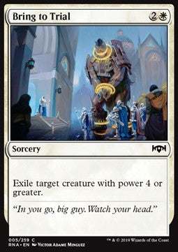 Bring to Trial⁣ - Ravnica Allegiance⁣ (Common)⁣ [5]