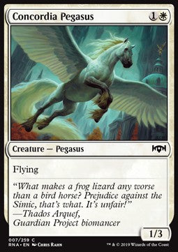 Concordia Pegasus⁣ - Ravnica Allegiance⁣ (Common)⁣ [7]