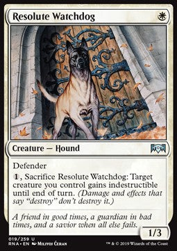 Resolute Watchdog - Ravnica Allegiance (Uncommon) [RNA-19]