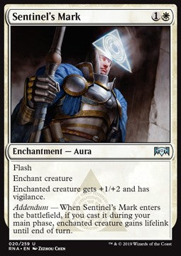 Sentinel's Mark⁣ - Ravnica Allegiance⁣ (Uncommon)⁣ [20]