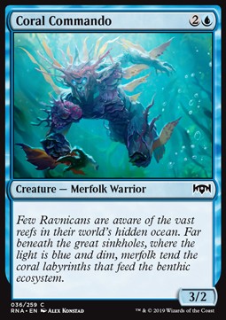 Coral Commando⁣ - Ravnica Allegiance⁣ (Common)⁣ [36]