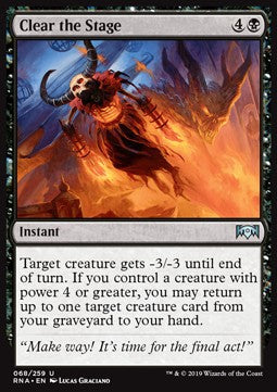 Clear the Stage⁣ - Ravnica Allegiance⁣ (Uncommon)⁣ [68]