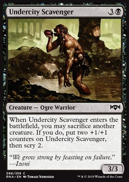 Undercity Scavenger⁣ - Ravnica Allegiance⁣ (Common)⁣ [88]
