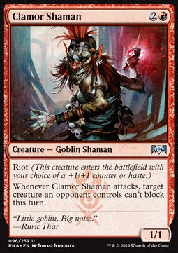 Clamor Shaman⁣ - Ravnica Allegiance⁣ (Uncommon)⁣ [96]