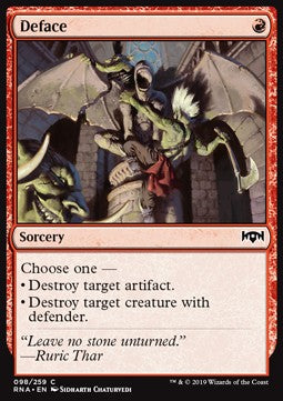Deface⁣ - Ravnica Allegiance⁣ (Common)⁣ [98]