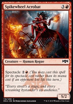 Spikewheel Acrobat⁣ - Ravnica Allegiance⁣ (Common)⁣ [118]