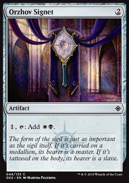 Orzhov Signet - Ravnica Allegiance: Guild Kits (Common) [GK2-48]