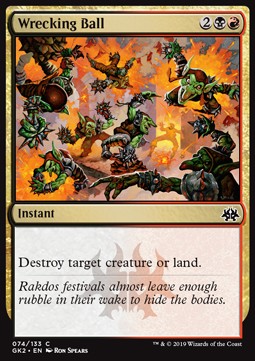 Wrecking Ball⁣ - Ravnica Allegiance: Guild Kits⁣ (Common)⁣ [74]