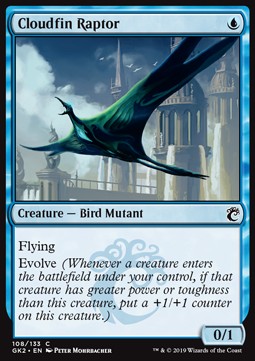 Cloudfin Raptor⁣ - Ravnica Allegiance: Guild Kits⁣ (Common)⁣ [108]