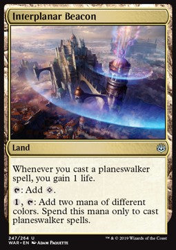 Interplanar Beacon⁣ - War of the Spark⁣ (Uncommon)⁣ [247]
